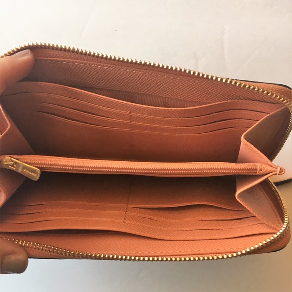 Coach Bags Coach Accordion Zip Wallet Flamingo Applique Nwt Poshmark